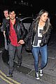 taylor lautner marie avgeropoulos matching jackets london 14